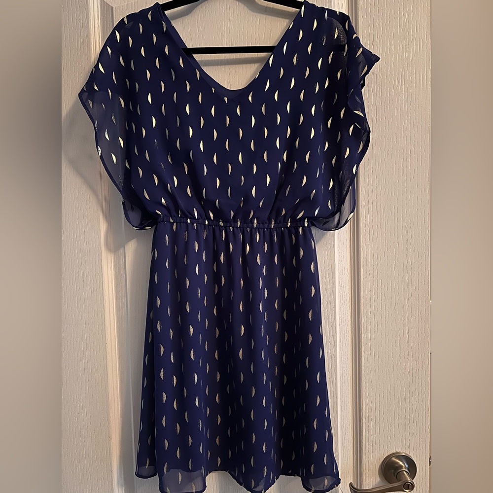 Navy blue dress